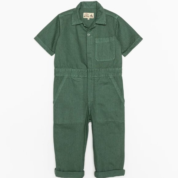 HEY GANG! The Coveralls Fatigue Herringbone - Size 4/5 - Picture 1 of 3